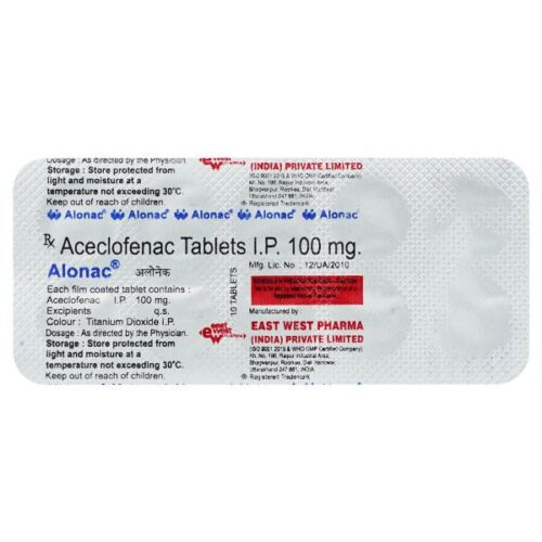 Alonac 100mg Tablet 10’S
