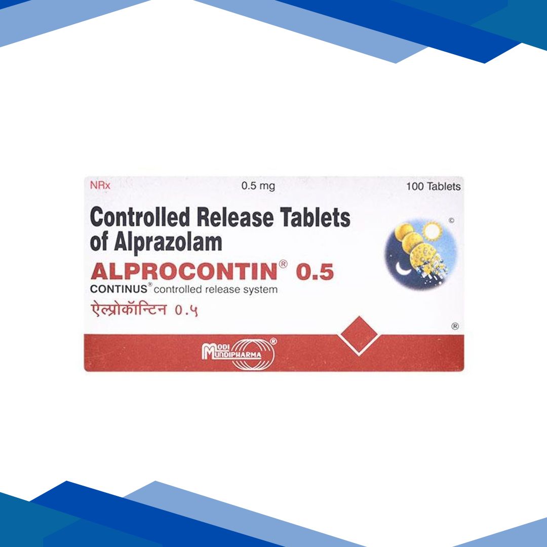 Alprocontin 0.5mg Tablet 10’S