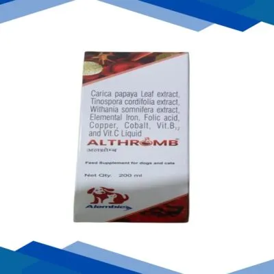 Althromb Feed Supplement For Dog & Cats 200 ml