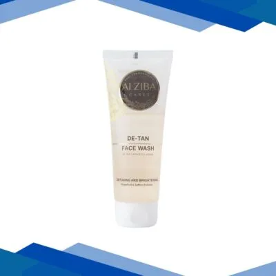 Alziba Cares Face Wash – De-Tan Grapefruit & Saffron Extracts 100 ml