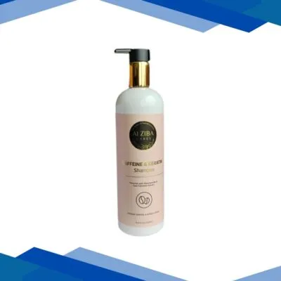 Alziba Cares Shampoo – Caffeine & Keratin 500 ml