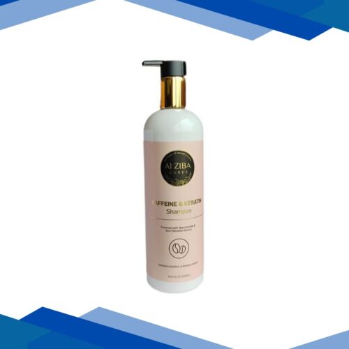 Alziba Cares Shampoo – Caffeine & Keratin 500 ml