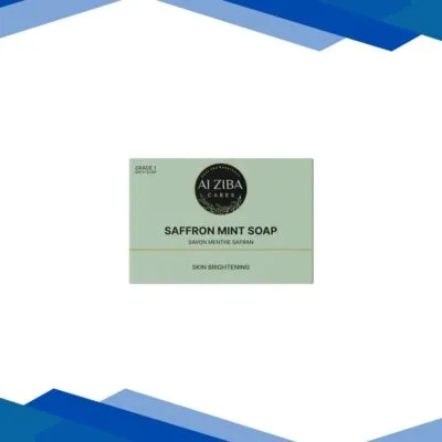 Alziba Cares Soap – Saffron Mint 100 g
