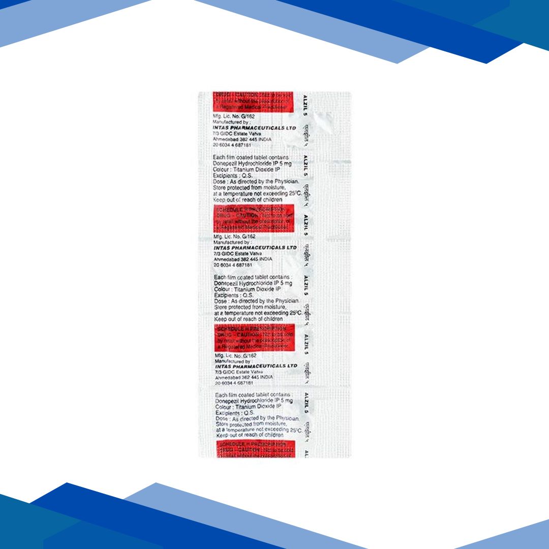 Alzil 5mg Tablet 10’S