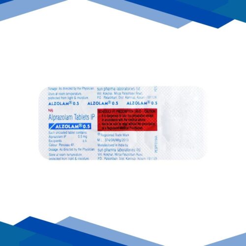 Alzolam 0.5mg Tablet 10'S