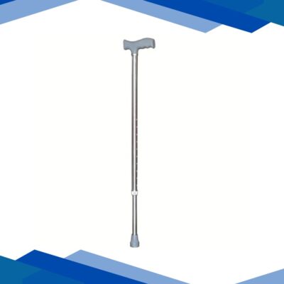 AmbiTech Premium Aluminium Height Adjustable Single Walking Stick 1’s