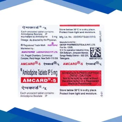 Amcard 5mg Tablet 7’S