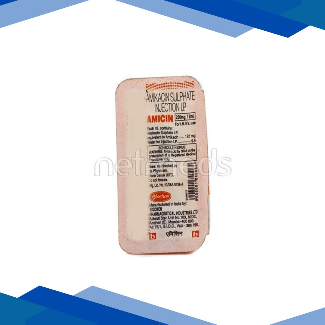 Amicin 250mg Injection 2ml
