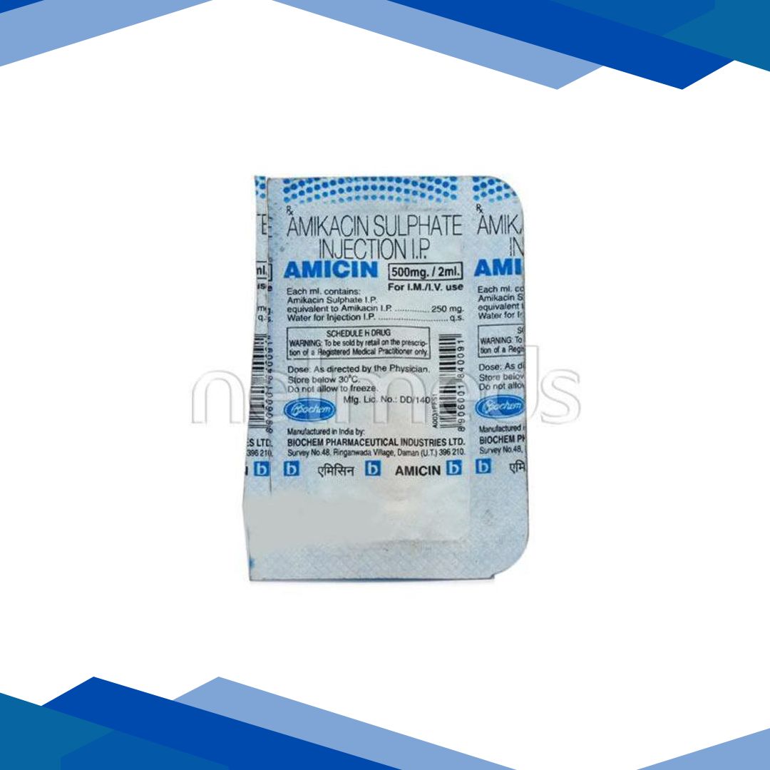 Amicin 500mg Injection 2ml