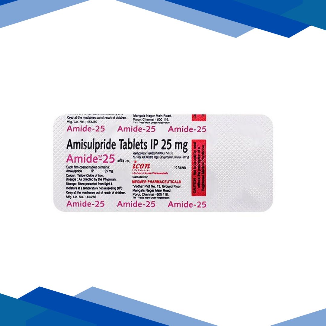 Amide 25mg Tablet 10’S