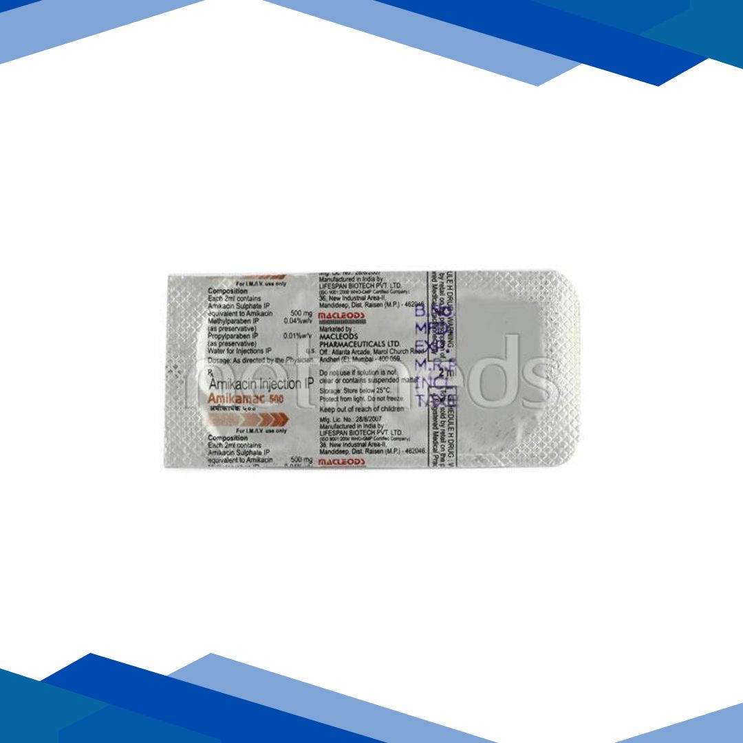 Amikamac 500mg Injection 1’s
