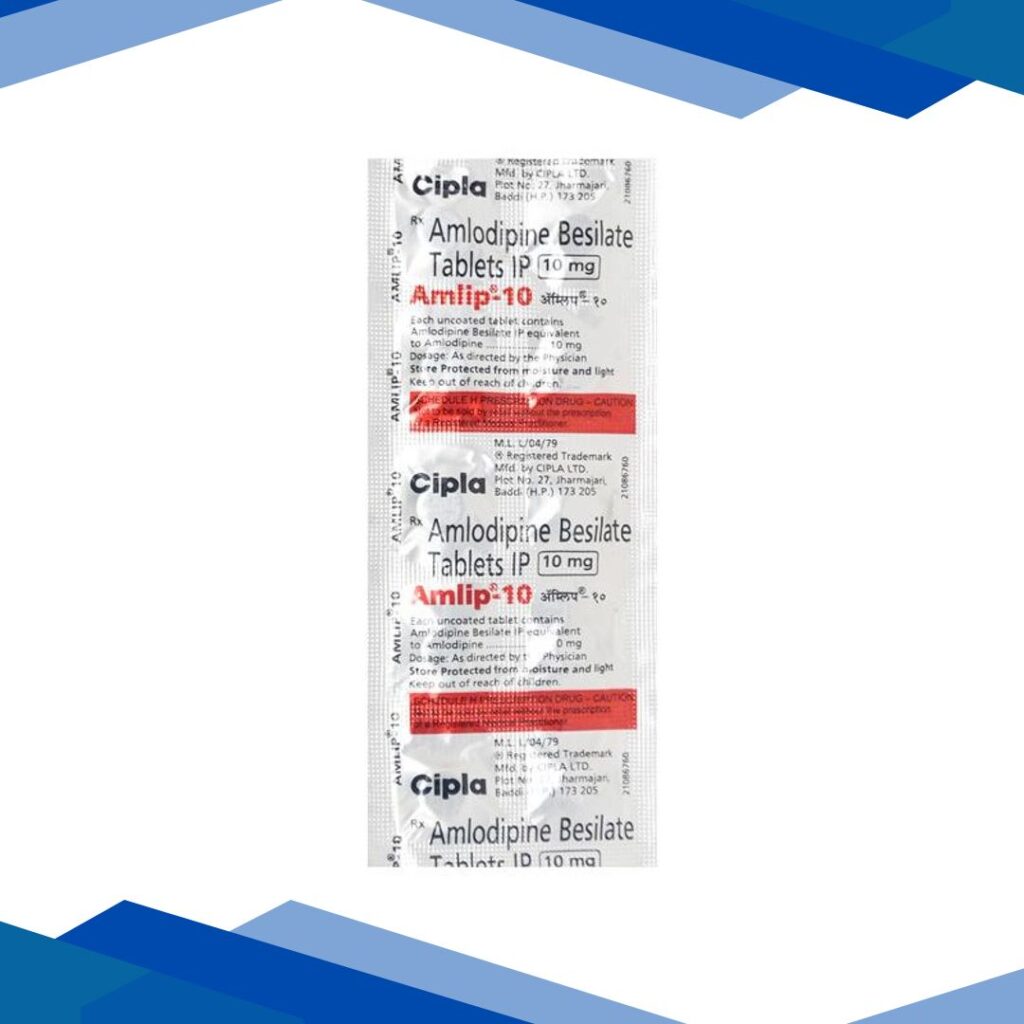 Amlip 10mg Tablet 10’S
