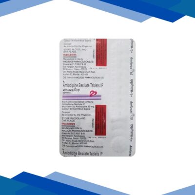 Amlovas 10mg Tablet 15’S
