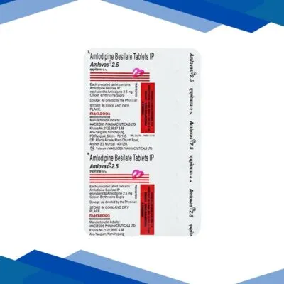 Amlovas 2.5mg Tablet 15’S