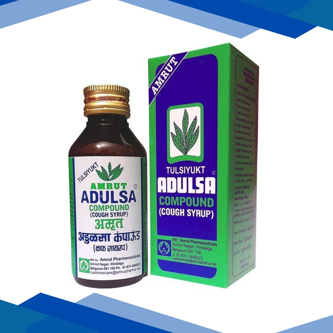 Amrut Tulsiyukt Adulsa Compound Cough Syrup 100 ml