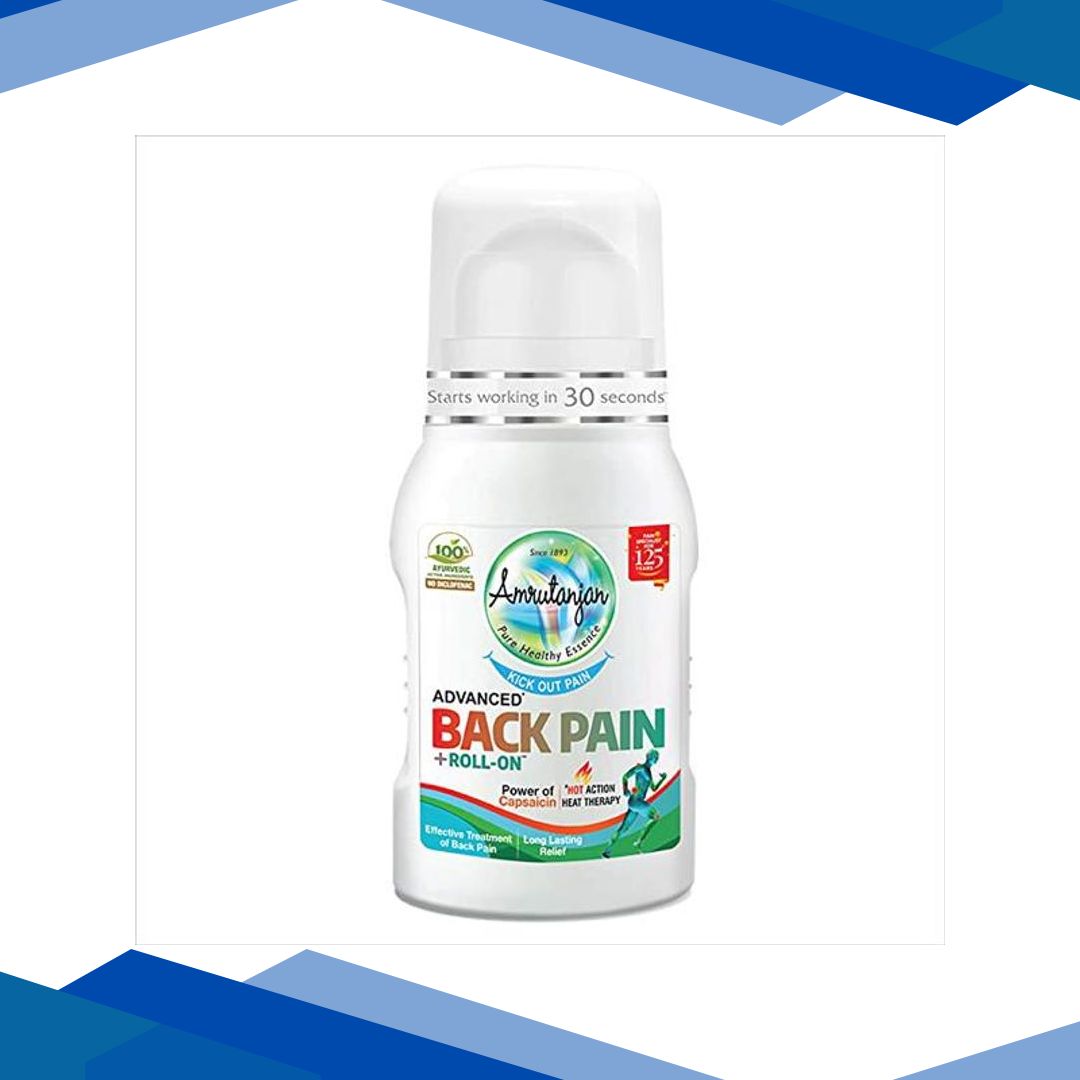Amrutanjan Advanced Back Pain + Roll-On 50 ml