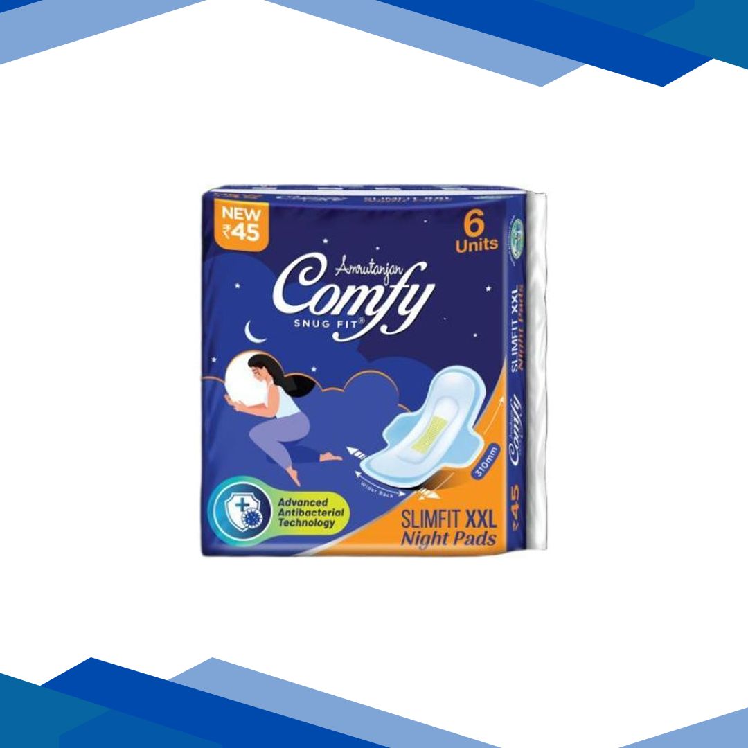 Amrutanjan Comfy Snug Fit Sanitary Pads (XXL) 6’s