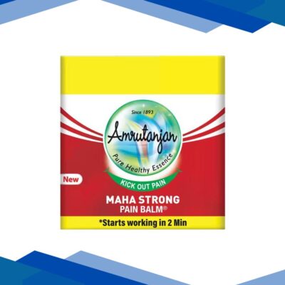 Amrutanjan New Maha Strong Pain Balm 50 ml (Free Roll On 2.5 ml)