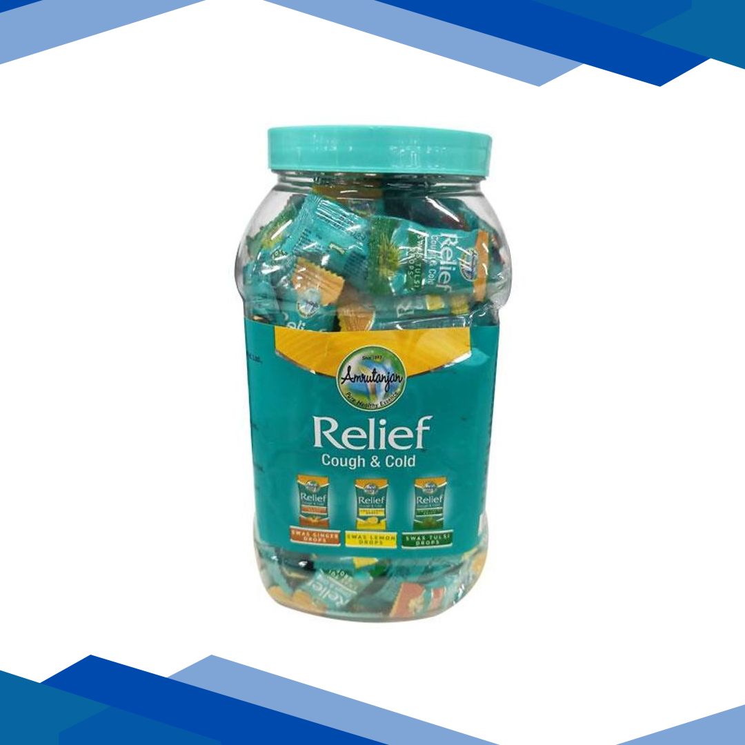 Amrutanjan Relief Cough & Cold Lozenges – Wholesale Pack 200’s