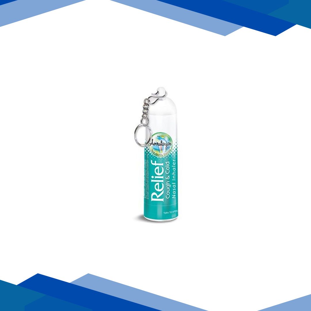 Amrutanjan Relief Cough & Cold Nasal Inhaler 1’s