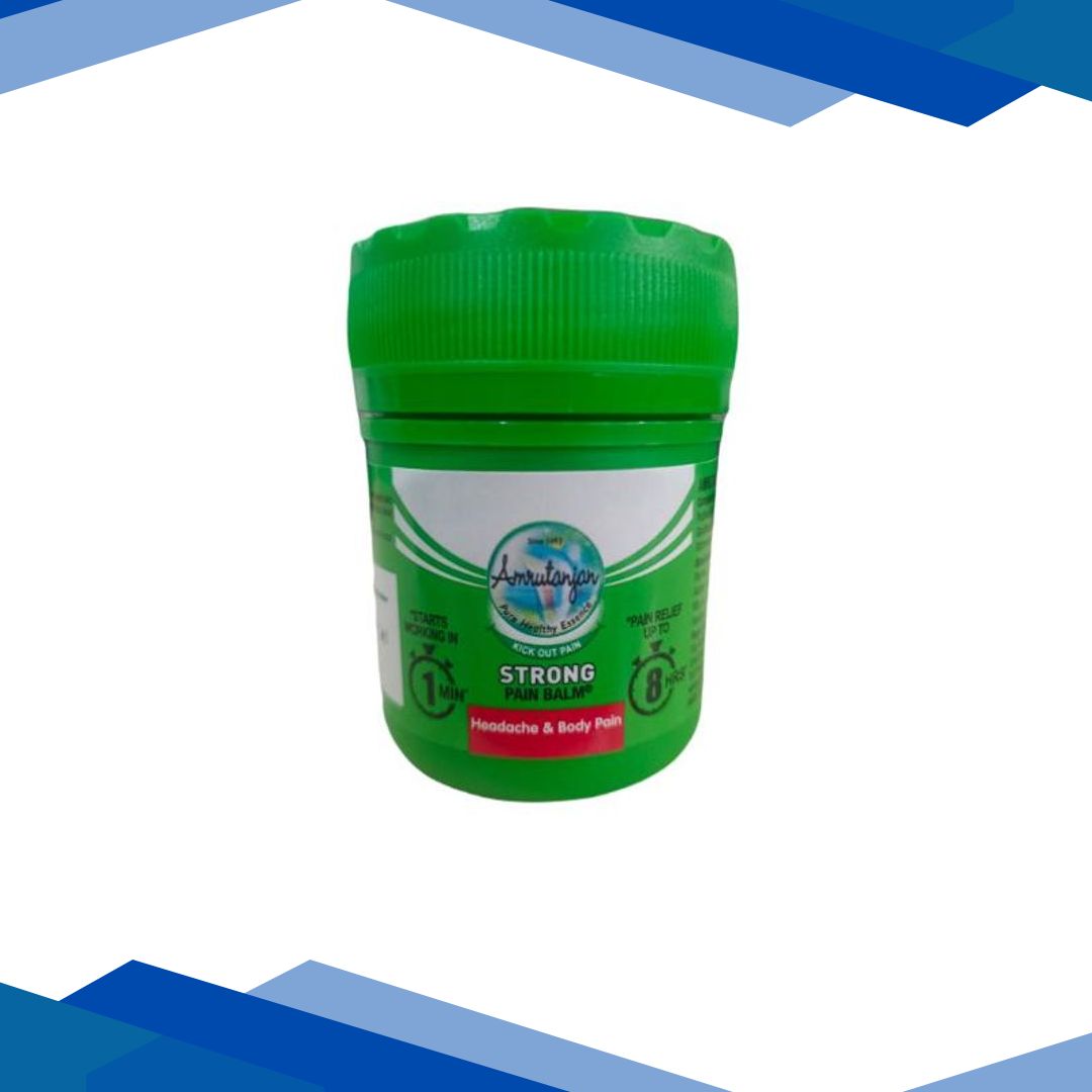 Amrutanjan Strong Pain Balm – Headache and Body Pain 50 ml