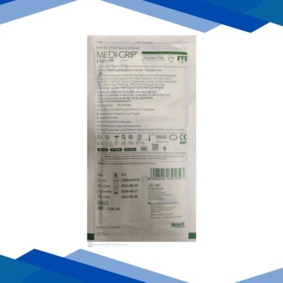Ansell Medi-Grip Latex Micro Powder Free Gloves (6.5) (1 Pair)
