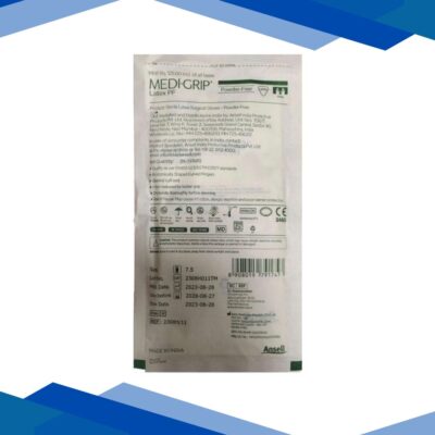 Ansell Medi-Grip Latex Micro Powder Free Gloves (7.5) (1 Pair)