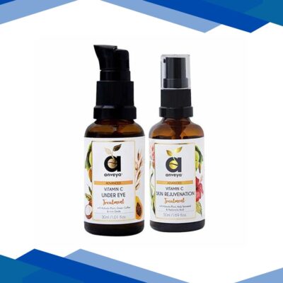 Anveya Advanced Vitamin C Skin Rejuvenation Cream + Vit C Under – Eye Cream 80 ml