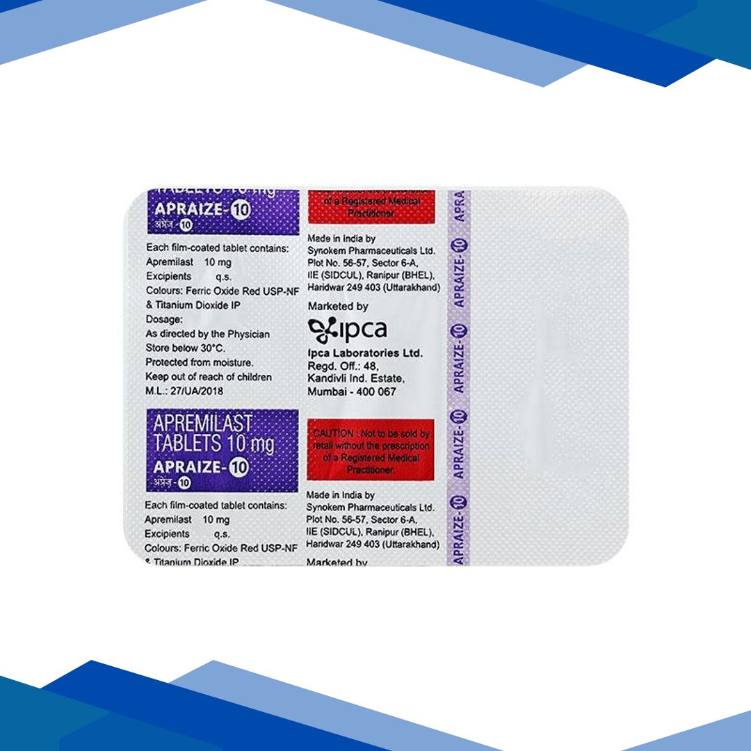 Apraize 10Mg Tablet 4’s