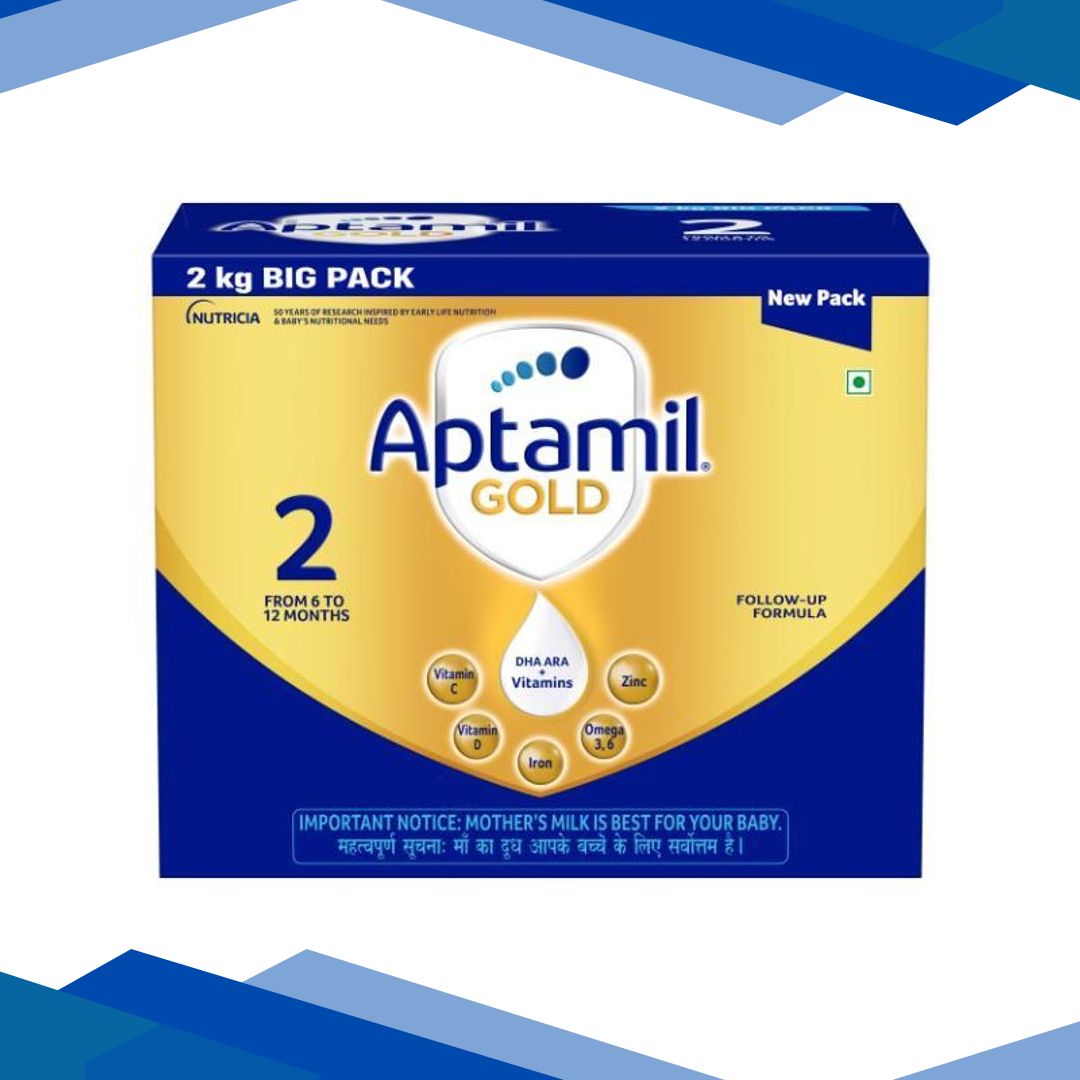 Aptamil Gold Infant Formula Stage 2 Milk Powder (6-12 months) 2 Kg