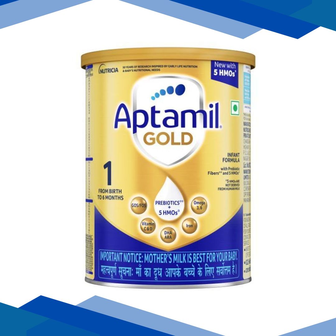 Aptamil Gold Stage 1 (Upto 6 Months) Powder 400 gm (Tin)