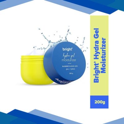 Aqualogica Bright+ Hydra Gel Moisturizer with Blueberry & Kojic Acid 200 gm