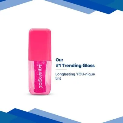 Aqualogica Plump + Pouty Li-PH Gloss – Watermelon Slice Lip Gloss with Strawberry and Hyaluronic Acid 5 ml