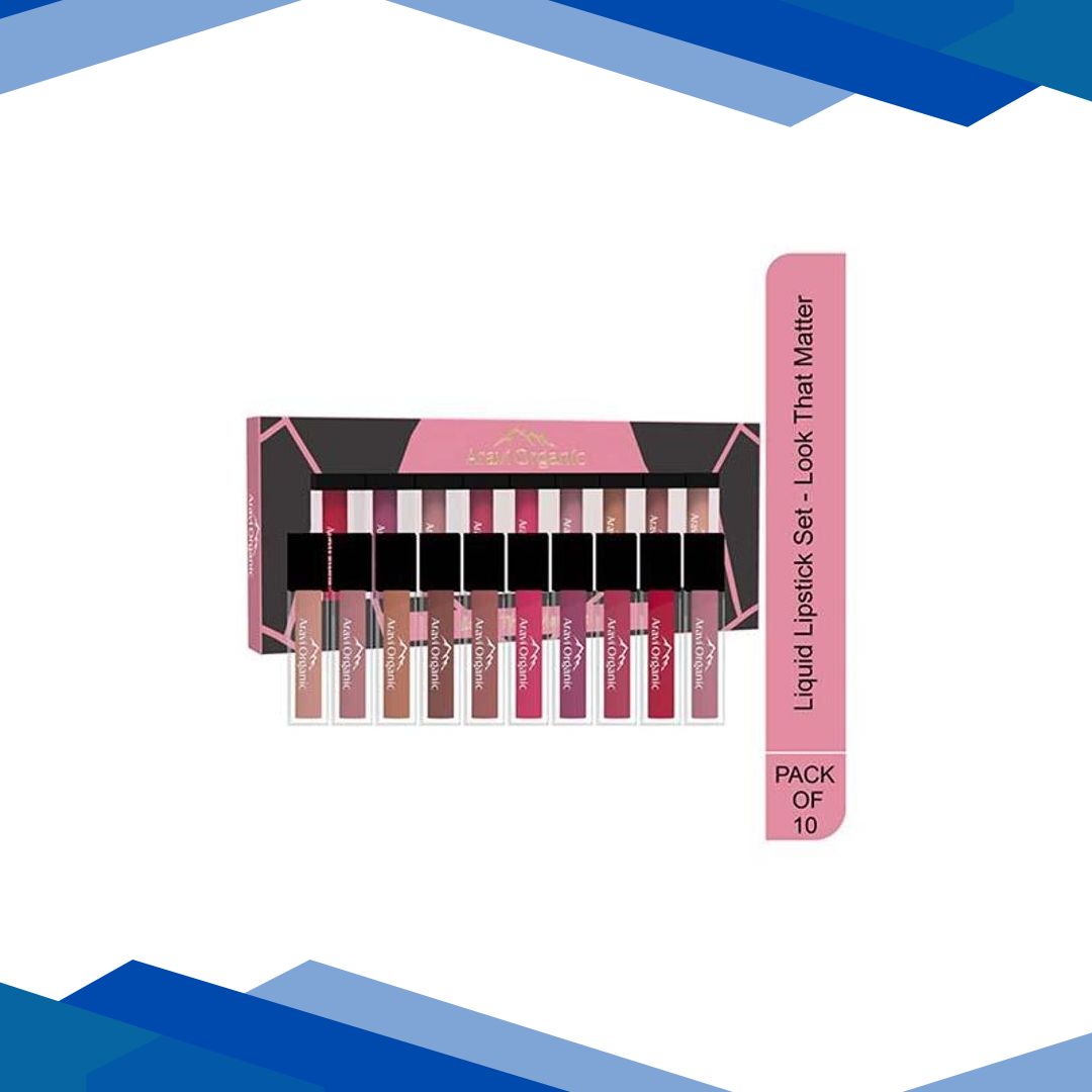Aravi Organic Long Lasting Ultra Smooth Matte Liquid Lipstick – Look That Matter 15 ml