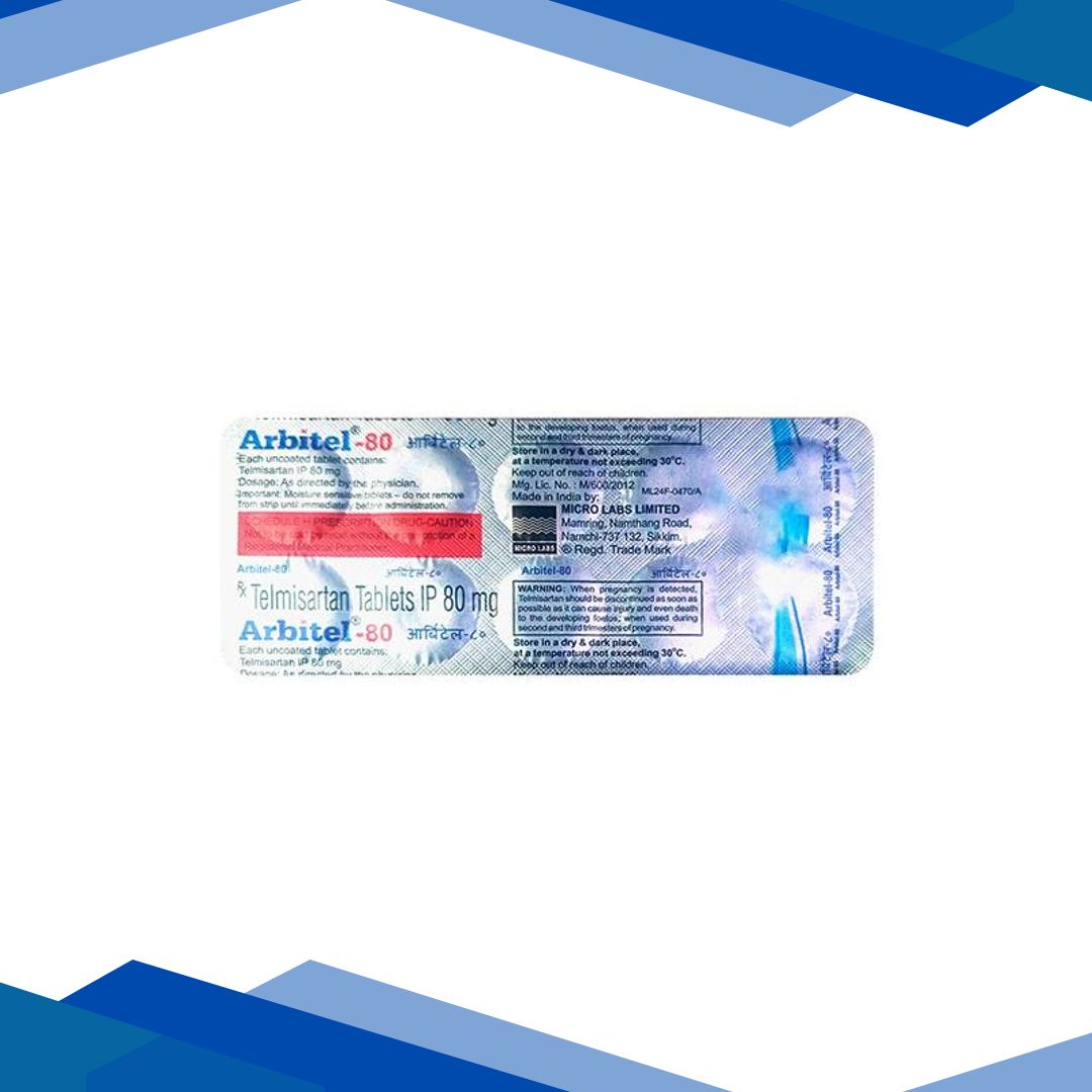 Arbitel 80mg Tablet 10’S