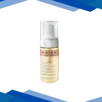Arias by Lara Dutta Deep Cleansing Foaming Face Wash – Matcha Tea & Neem 100 gm