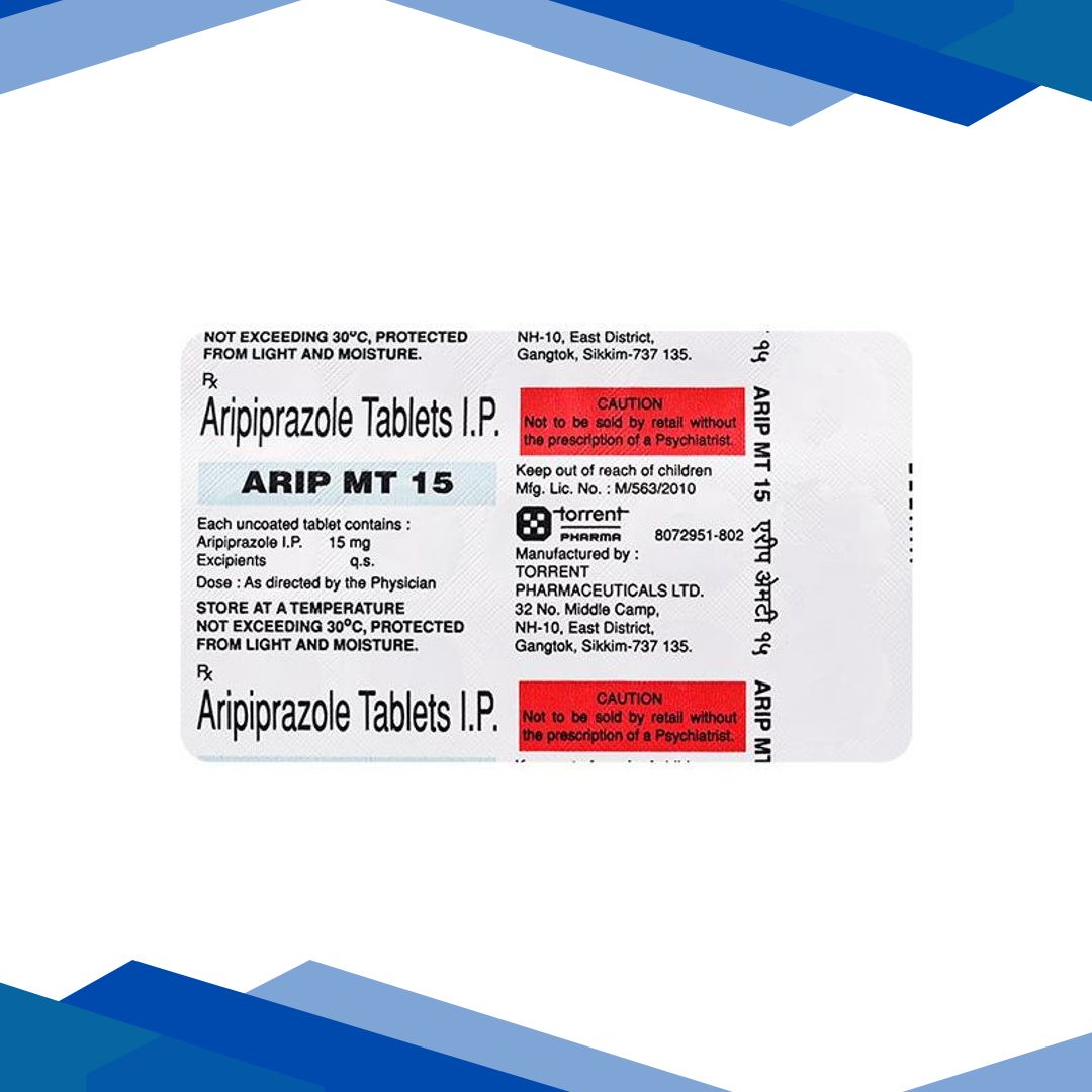 Arip MT 15mg Tablet 15’S