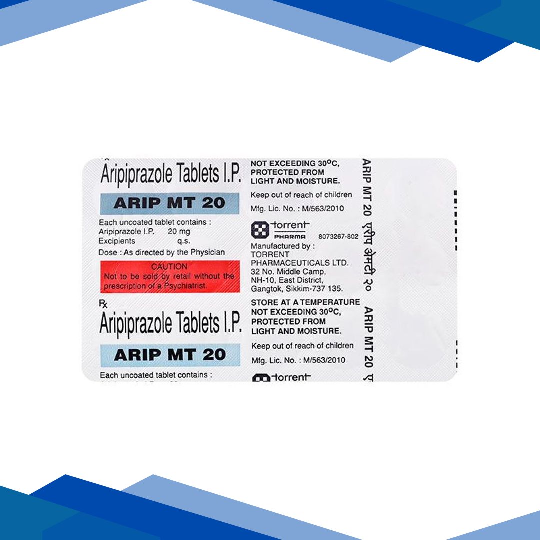 Arip MT 20mg Tablet 15’S