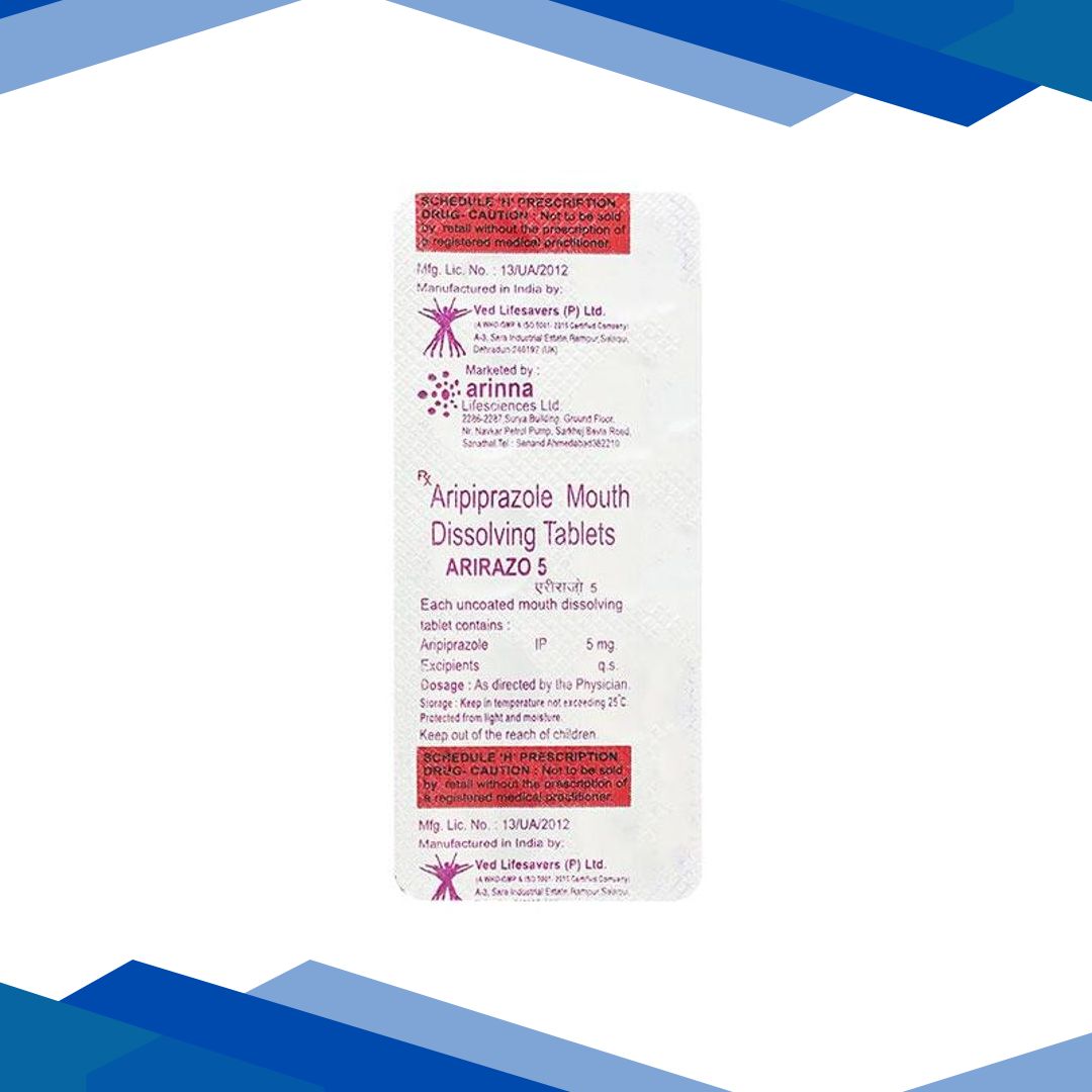 Arirazo 5 Mouth Dissolving Tablet 10’S