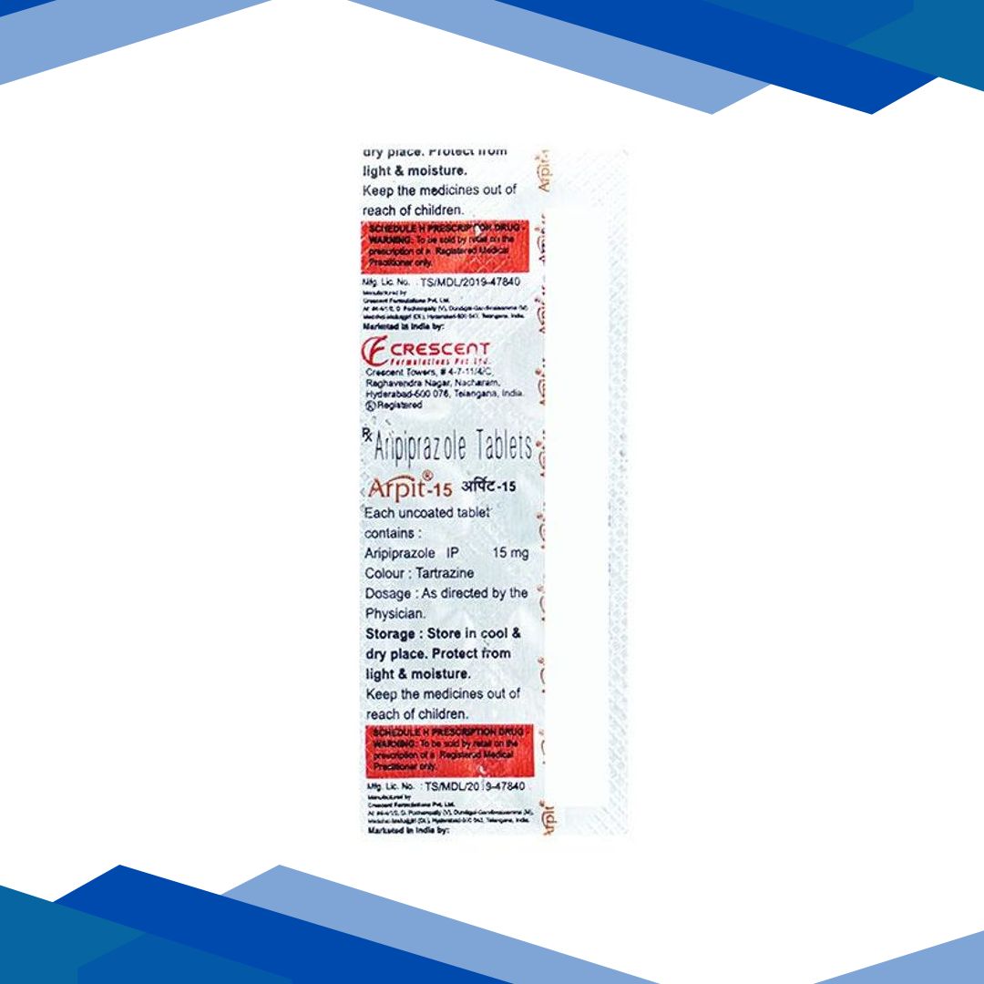 Arpit 15mg Tablet 10’S
