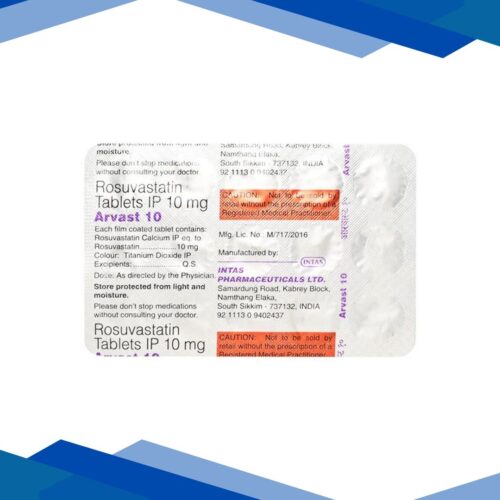 Arvast 10mg Tablet 15’S