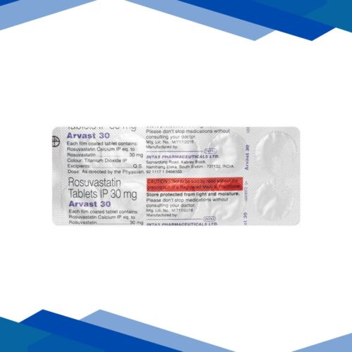 Arvast 30mg Tablet 10’S