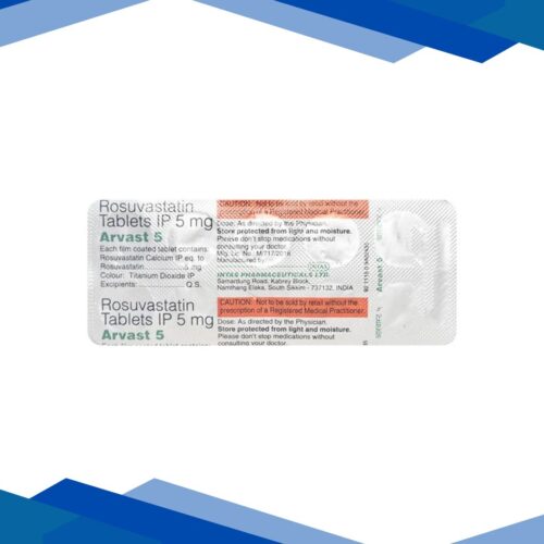 Arvast 5mg Tablet 10’S