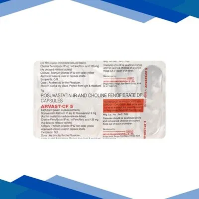 Arvast CF 5mg Capsule 10’S