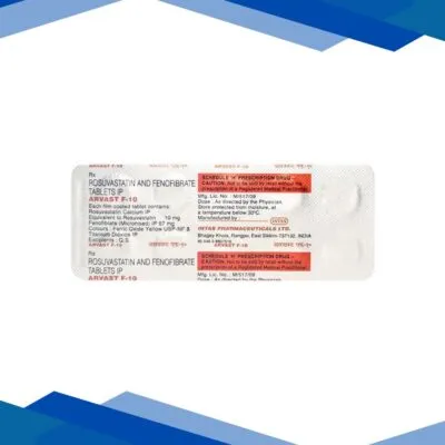 Arvast F 10mg Tablet 10’S