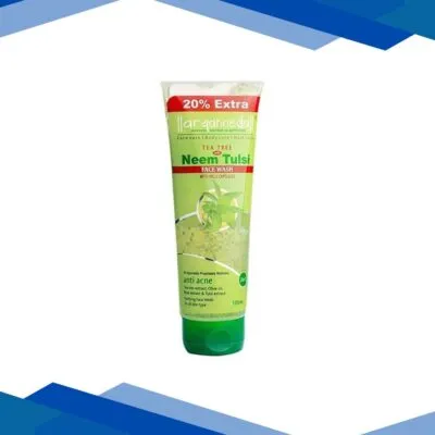 Aryanveda Tea Tree Face Wash – Neem Tulsi (Pack of 2 x 120 ml)