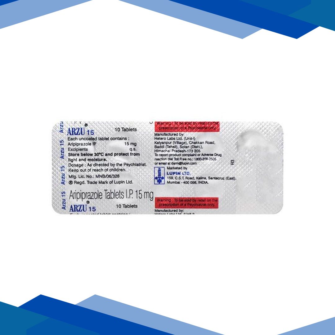 Arzu 15mg Tablet 10’S