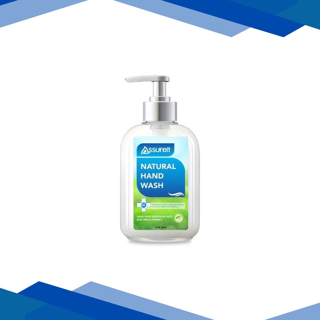 Assureit Natural Hand Wash With Aloe Vera & Vitamin E 250 ml