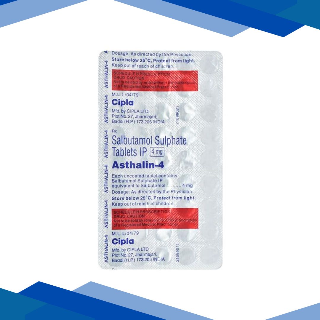 ASTHALIN 4 Tablet 45’s
