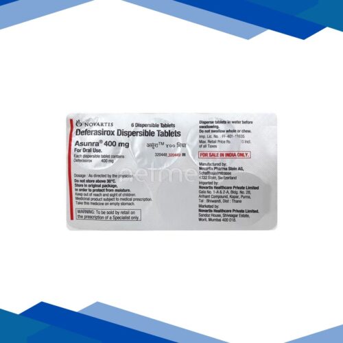 Asunra 400mg Tablet 6’S